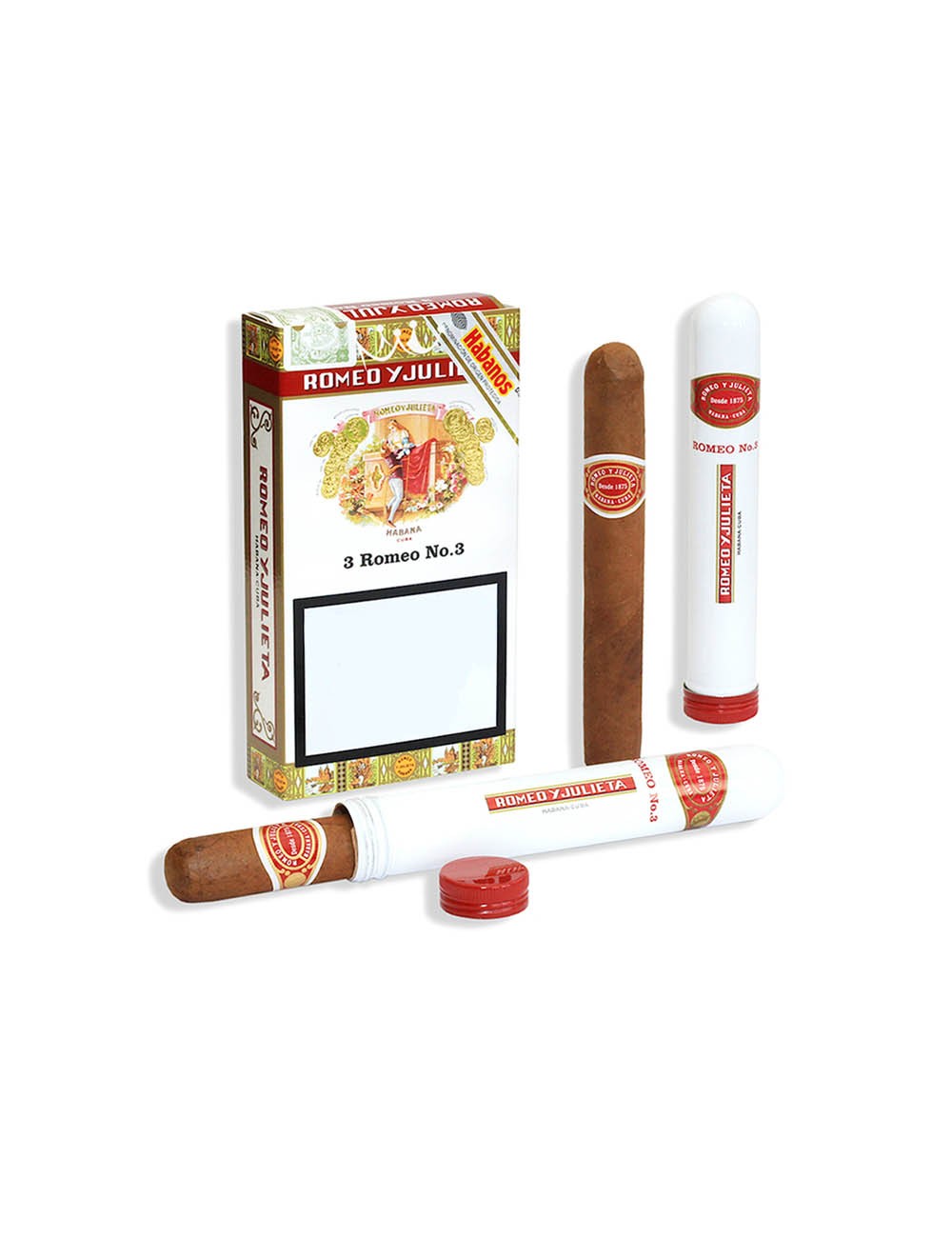 Romeo y Julieta No.3 tubos
